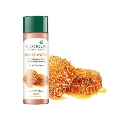Bio Honey Water kirkastava ja puhdistava kasvovesi, Biotique, 120ml