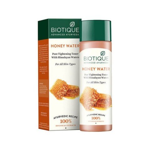 Šviesinantis ir valantis veido tonikas Bio Honey Water, Biotique, 120ml