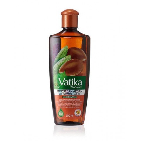 Kosteuttava arganöljy hiuksille, Dabur Vatika, 200 ml