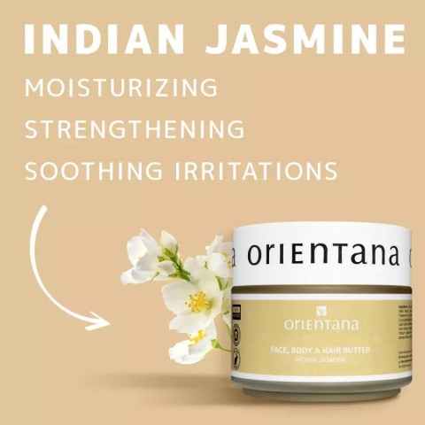 Jasmine and green tea face, body and hair butter, Orientana, 100g