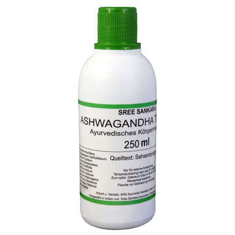 Masažo aliejus Ashwagandha Thailam, Sree Sankara, 250 ml