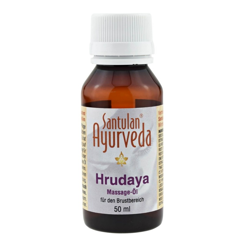 Массажное масло для ухода за грудью Hrudaya, Santulan Ayurveda, 50 мл