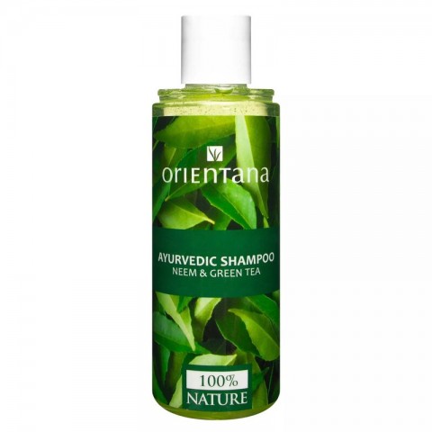 Ayurvedic Hair Shampoo Neem & Green Tea, Orientana, 210ml