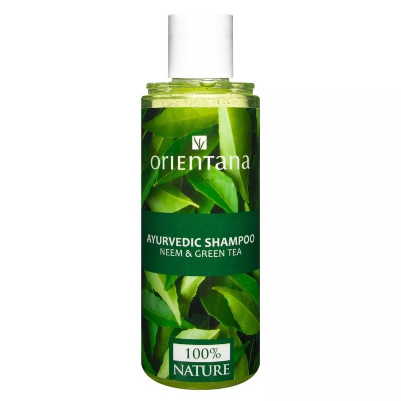 Ayurvedic Hair Shampoo Neem & Green Tea, Orientana, 210ml