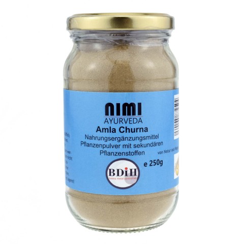 Amalaki Premium Amla Powder, luomu, Nimi Ayurveda, 250g