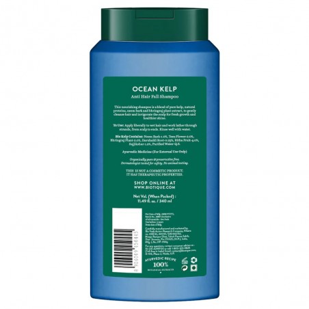Ocean Kelp hiustenlähtö shampoo, Biotique, 340 ml