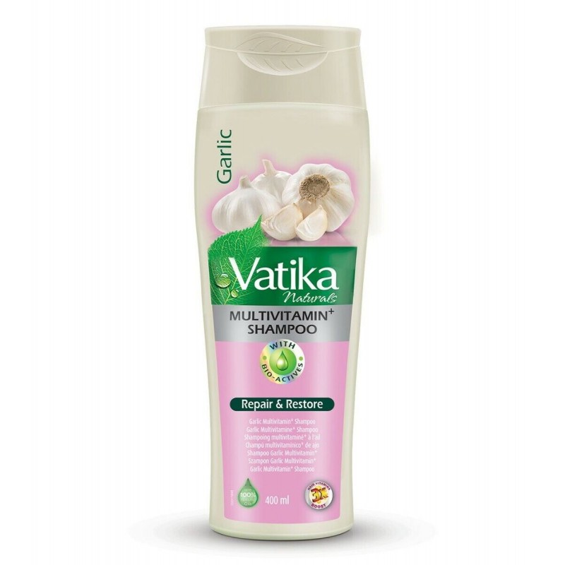 Shampoo Valkosipuli Multivitamiini Repair&Restore, Dabur Vatika, 400 ml