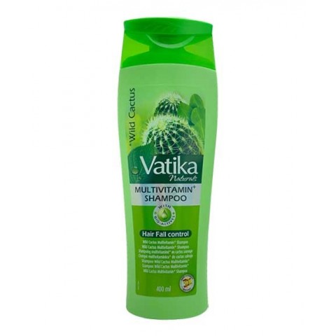 Shampoo putoaville hiuksille Wild Cactus, Dabur Vatika, 400 ml