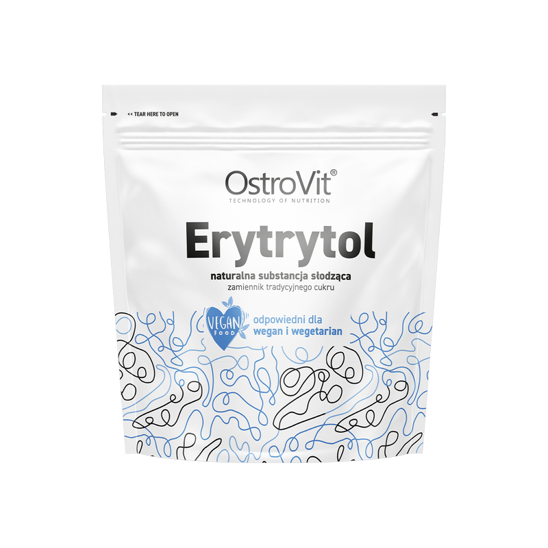 Подсластитель эритрит, порошок, OstroVit, 1000г