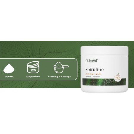 Spirulina Vege, jauhe, OstroVit, 250g