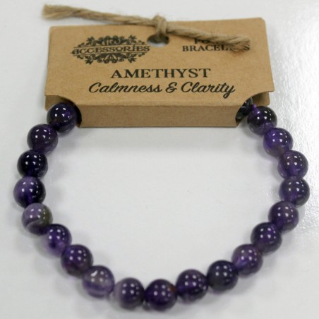 Energy bracelet for peace and clarity Amethyst