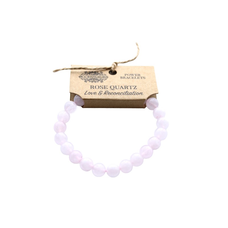 Energy bracelet for love and reconciliation Rose Quartz