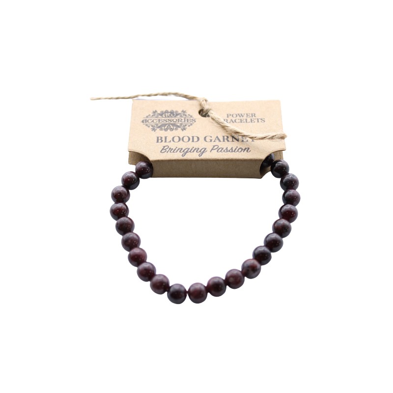 Energy bracelet for passion Blood Garnet