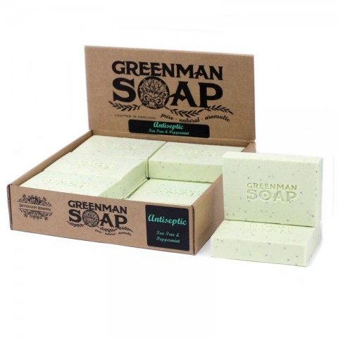 Antiseptic scented soap Stain Attack, Greenman, 100g