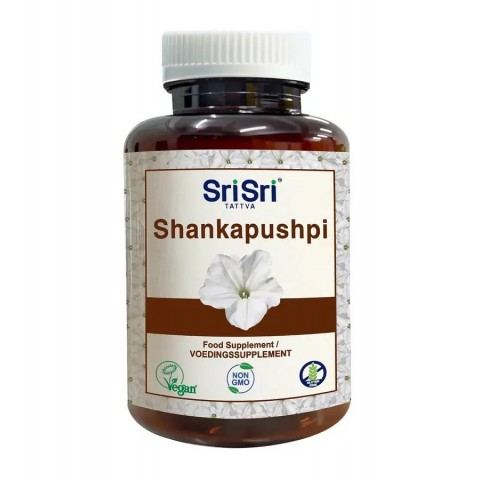 Sinipapuuute Shankapushpi, Sri Sri Tattva, 60 tablettia