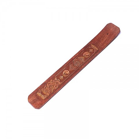 Wooden incense stick holder Dragon