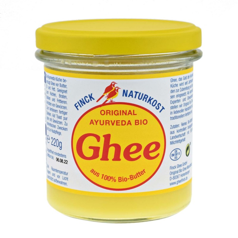 Органическое топленое масло гхи Ghee, Finck Naturkost, 220г