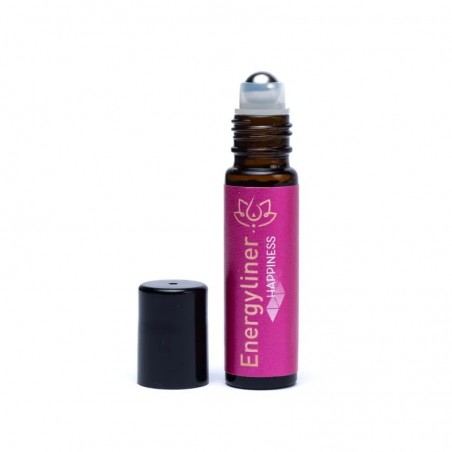 Ayurvedic pallohieronta ihon aromaattinen Happiness Skin Roll-On, Energyliner, 10 ml
