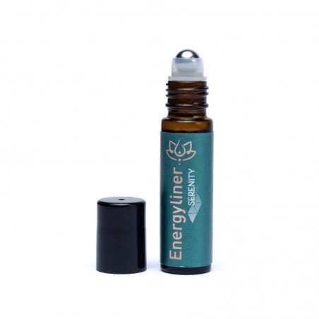 Ayurvedic hierontapallo-ihon aromaattinen Serenity Skin Roll-On, Energyliner, 10 ml