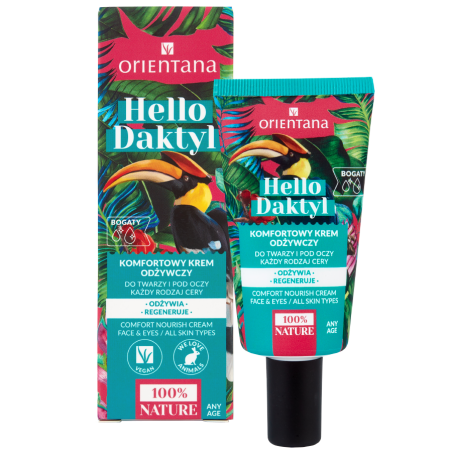 Nourishing Face and Eye Cream Hello Daktyl, Orientana, 40ml