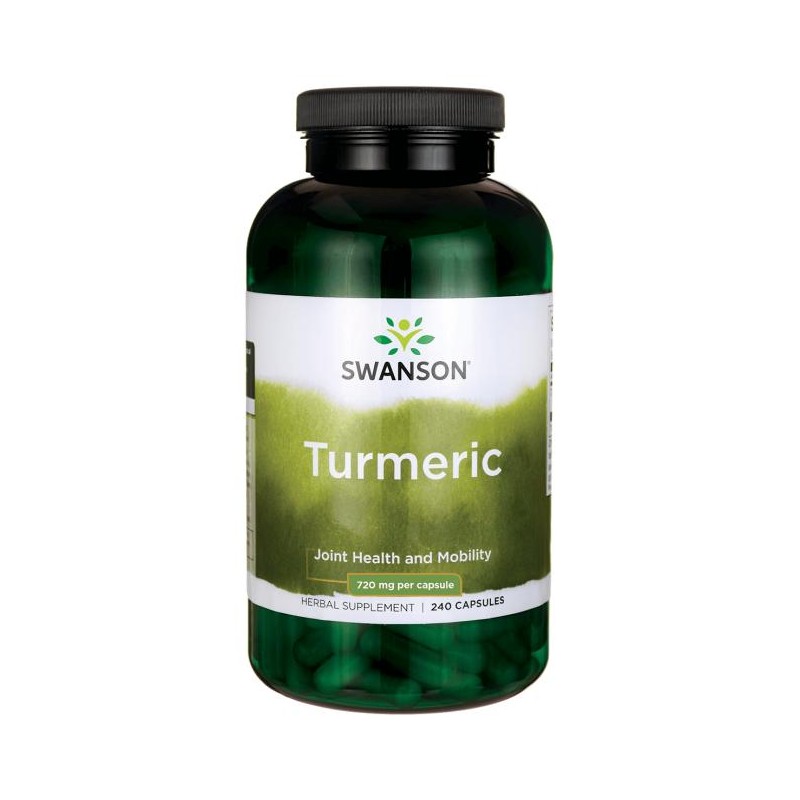 Kurkuma Turmeric, Swanson, 720 mg, 240 kapselia Kurkuma Turmeric, Swanson, 720 mg, 240 kapselia