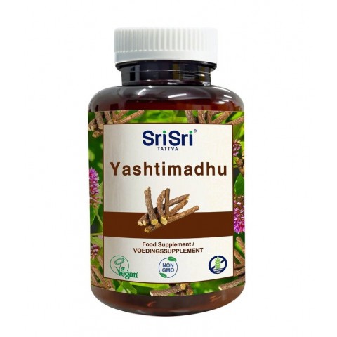 Lakritsijuuri Yastimadhu, Sri Sri Tattva, 60 tablettia