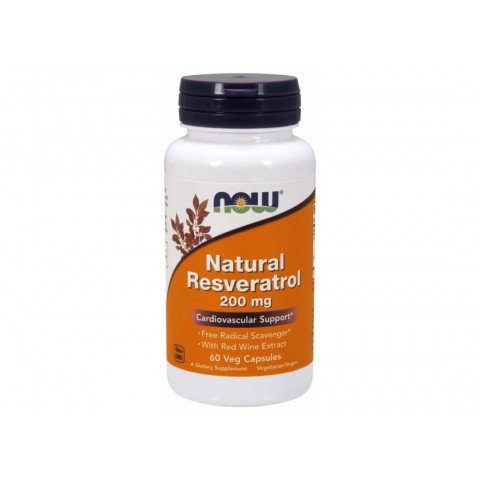 Resveratrol, NOW, 200 mg, 60 capsules