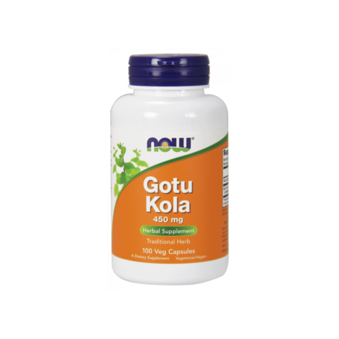 Aasialainen Centella Gotu Kola, NOW, 450 mg, 100 kapselia