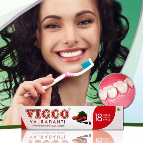 Аюрведическая зубная паста Vicco, 100 г