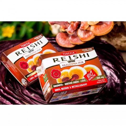 Reishi-sieni 100% Bio, Terezia, 60 kapselia