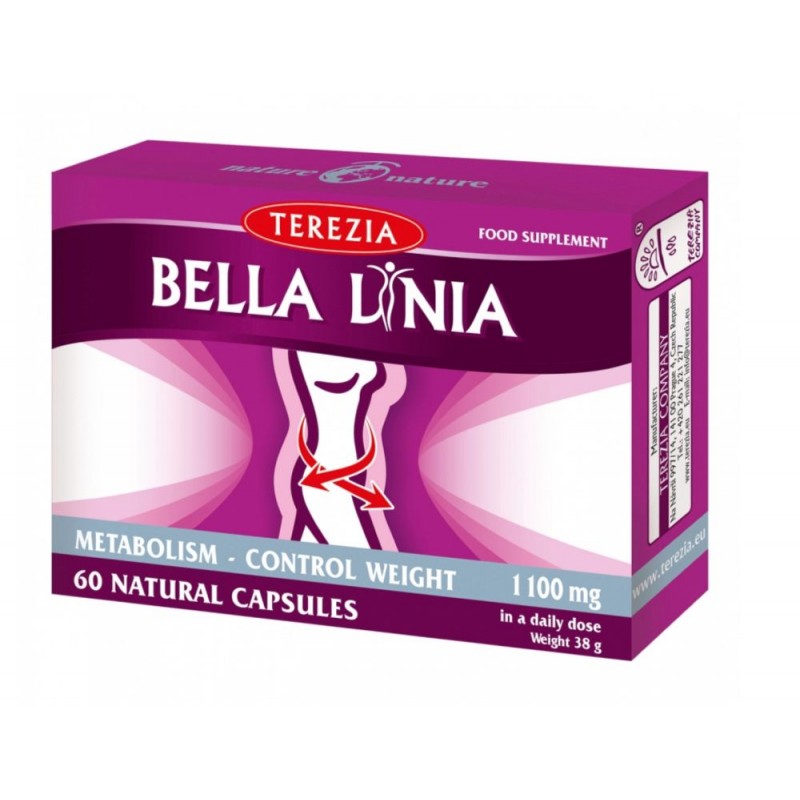 Luonnollinen kaava painonhallintaan Bella Linia, Terezia, 60 kapselia