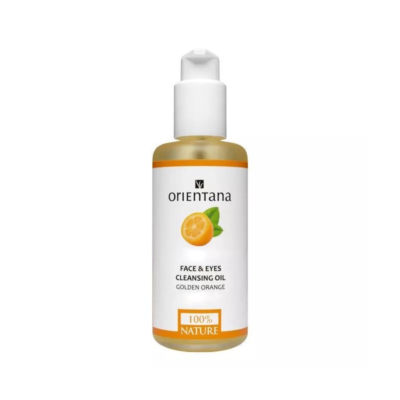 Kasvojen meikinpoistoöljy Golden Orange, Orientana, 150ml