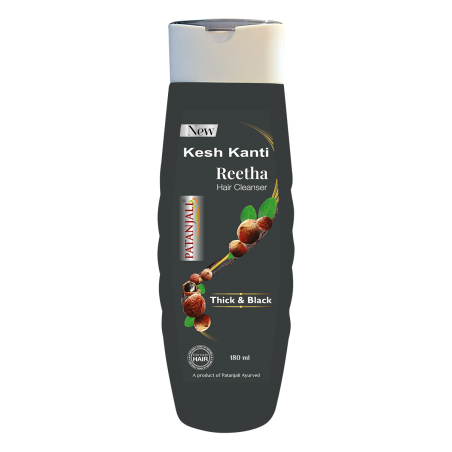 Shampoo Kesh Kanti Reetha Black, Patanjali, 180ml