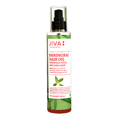 Vahvistava hiusöljy Bhringraj, Jiva Ayurveda, 200ml