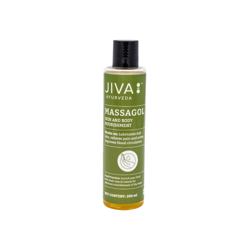 Ayurvedic body massage oil, Jiva Ayurveda, 200ml