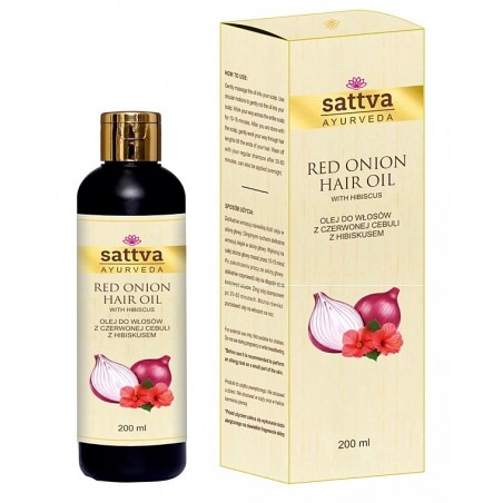 Punasipuli Hiusöljy, Sattva Ayurveda, 200ml