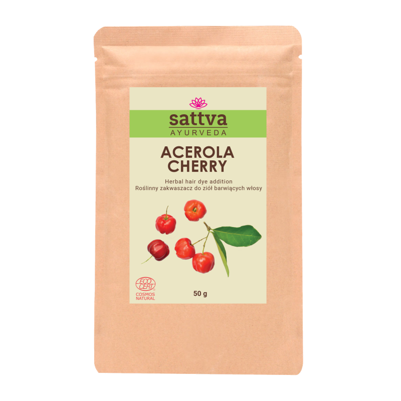Acerola Cherry Powder for hair, Sattva Ayurveda, 50g