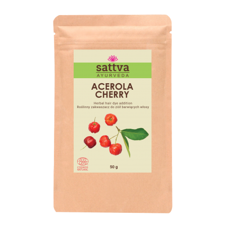 Acerola Cherry Powder for hair, Sattva Ayurveda, 50g