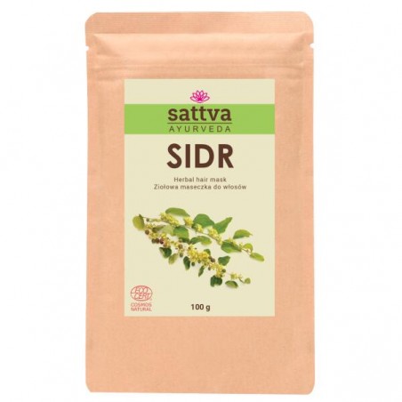 Hiusnaamiojauhe Sidr, Sattva Ayurveda, 100g