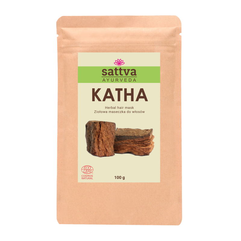 Hair mask powder Katha, Sattva Ayurveda, 100g