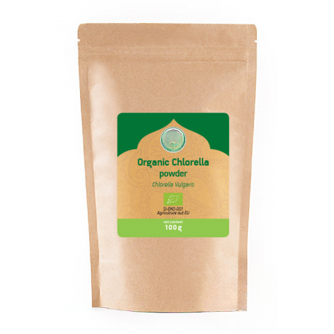 Chlorella powder, organic, 100g