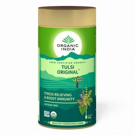 Ayurvedic tea Tulsi Original, loose, Organic India, 100g