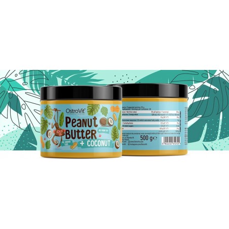 Peanut butter with coconut, OstroVit, 500g