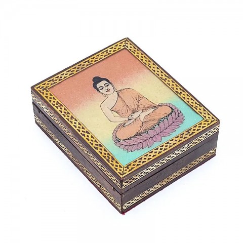 Tarot card or jewelry box Budha