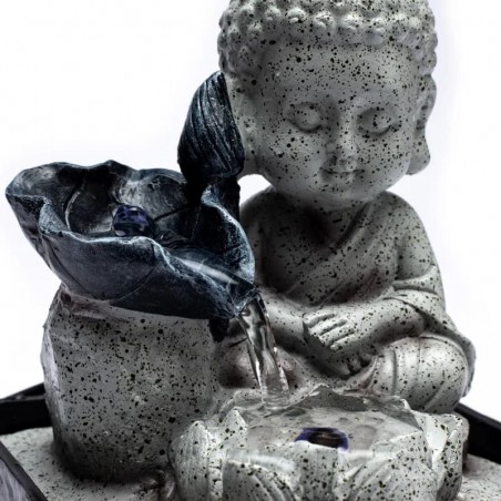 Vesilähde Pikku Buddha, sisätiloissa, 22cm