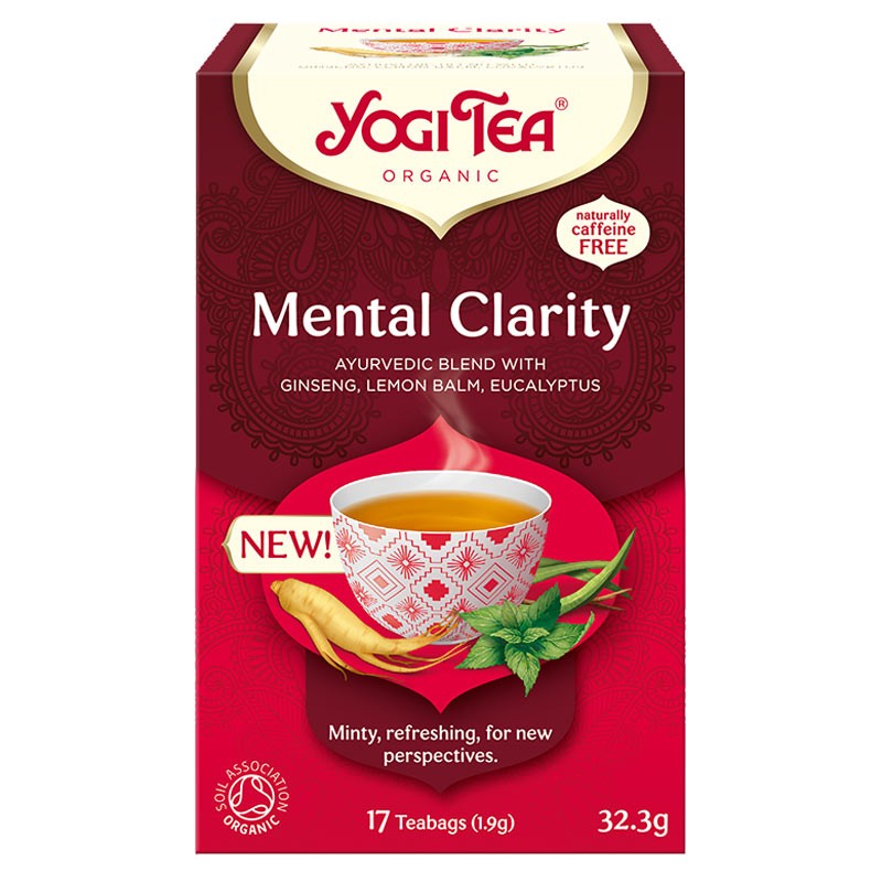 Mental Clarity Yrttitee, Yogi Tea, 17 pakettia