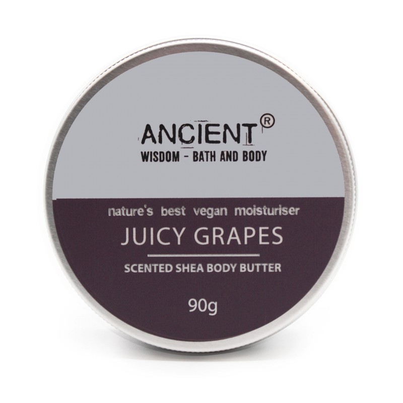 Tuoksuva shea-vartalovoi Juicy Grapes, Ancient, 90g