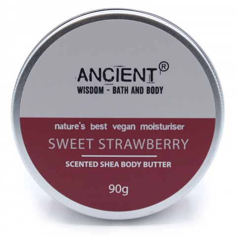 Tuoksuva shea-vartalovoi  Sweet Strawberry, Ancient, 90g