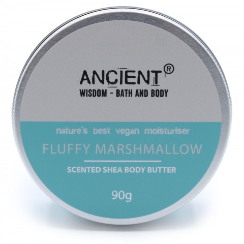 Tuoksuva shea-vartalovoi Fluffy Marshmallow, Ancient, 90g