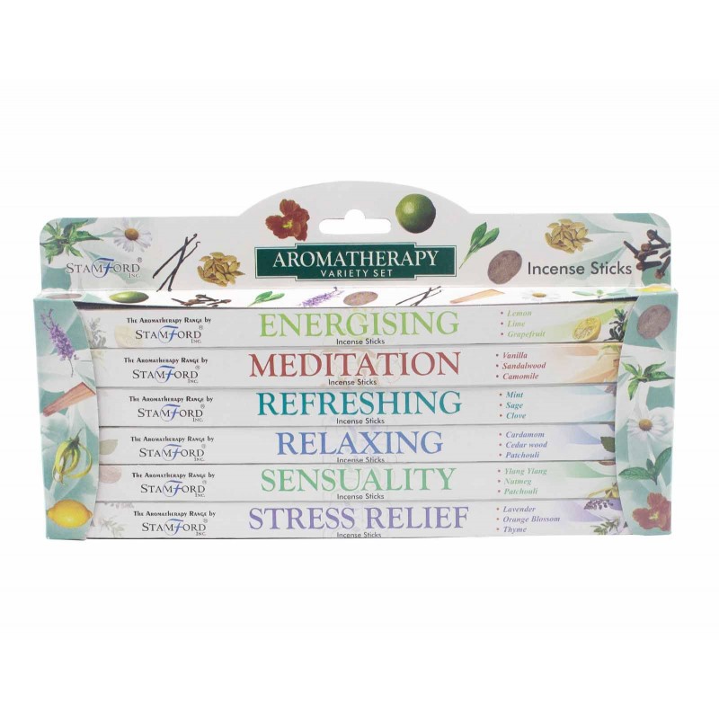 Incense gift set Aromatherapy, Stamford, 6x8 pcs.